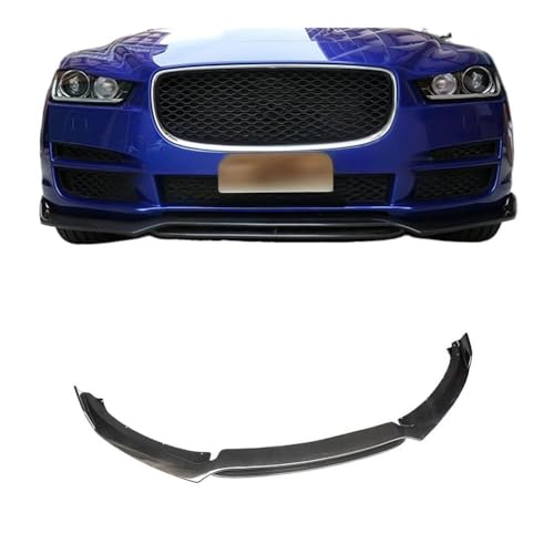 ZGGRB Front Lip Spoiler for Jaguar XE Sedan 4 Door 2015-2018 Carbon Fiber Splitter Body Kit Bumper Chin Modified Accessories