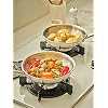 5-ply Stainless Steel Frying Pan 8inch, Full 5-Ply Clad Construction Professional Grade Pan, Brushed Finish, Induction Cooking Pan, Oven Safe, Dishwasher Safe