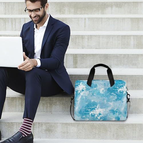 Maletín portátil para laptop 15.6 pulgadas azul claro miniatura 3