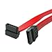 StarTech.com 6in SATA to Right Angle SATA Serial ATA Cable - 6in SATA Cable - left angle SATA Cable - angled SATA Cable, Red (SATA6RA1)