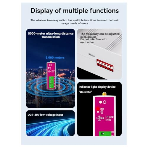 Module de commande d'interphon Lora commutateur bidirectionnel sans fil distance - 2