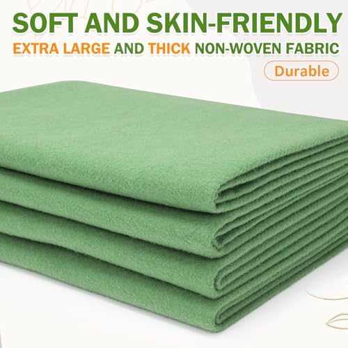 XSEINO Sage Green Large Felt Fabric 36" X 36 "(1 Square Yard), 1.4 mm Thick Soft Felt Fabric Sheet for Crafts, Green Series Colors Soft Nonwoven Fabric, Fit for Decoration, Sewing, DIY Crafts - 5