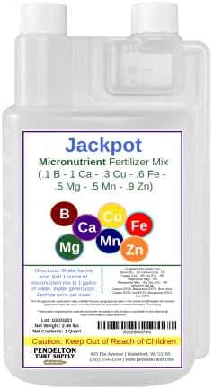 Jackpot Micronutrient Liquid Fertilizer Mix | Indoor & Outdoor | for Plants, Flowers, Vegetable Gardens, Trees, Shrubs & Lawns (32oz)