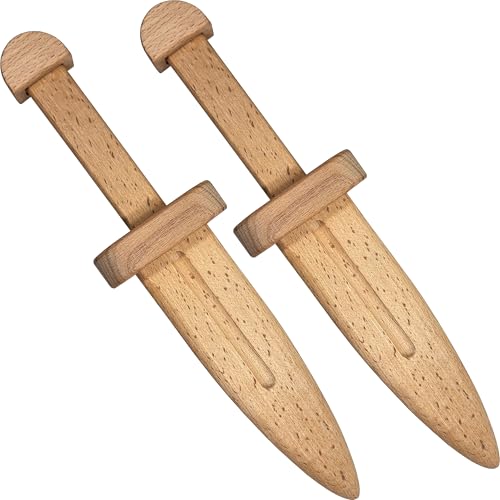 Adventure Awaits! Wooden Toy Pretend Play Dagger for Kids | 2 Pack | 12