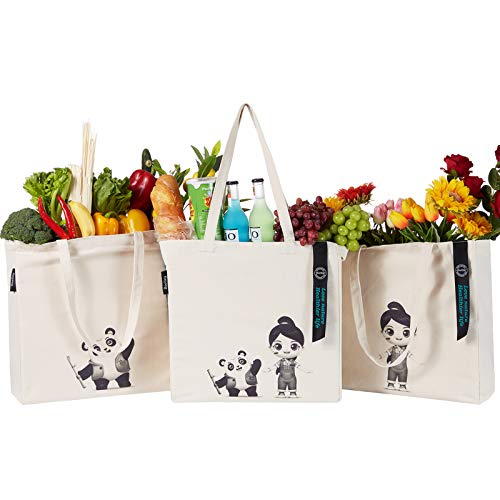 Canvas-Shopping-Bags-Cloth-Grocery-Tote-bags-whandleOrganic-Cotton-Washable-Eco-Friendly-Reusable-Grocery-Bags