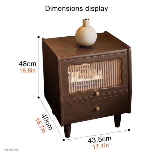 Table de chevet de rangement pour organiser la chambre et assemblage facile - 2