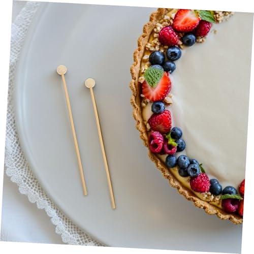 Bâtons à cocktail en bois Hemobllo agitateurs pour cake pops