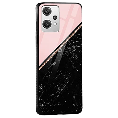 Image of COLORflow Back Cover Compatible with OnePlus Nord CE 2 Lite 5G | Black Marble Pink | Shockproof TPU Bumper Cover with Camera Protection Back Cover Compatible with OnePlus Nord CE 2 Lite 5G