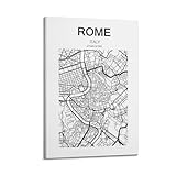 Photo Gallery poster di viaggio roma ultra clean line map poster moderno da parete su tela decorazione estetica pittura 60 x 90 cm con cornice Photo Gallery poster di viaggio roma ultra clean line map poster moderno da parete su tela decorazione estetica pittura 60 x 90 cm con cornice