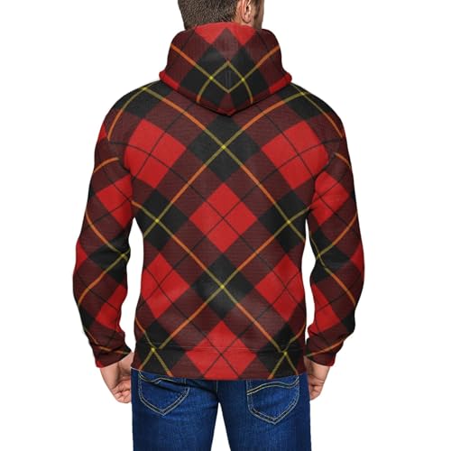 Men'S Insulated Full-Zip Hoodie With Drawstring, Excellent Gift For Special Festivals3