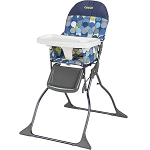 Cosco Kids Simple Fold Highchair for Baby, Simple Foldable High Chair, Convenient, Lightweight, and Compact Design, Comet