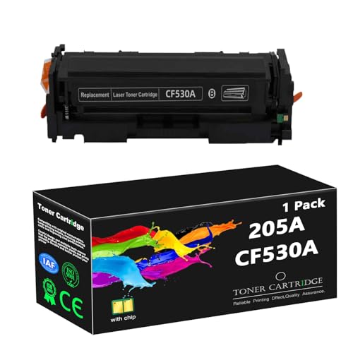 Image of 205A Toner Cartridge Replacement for HP 205A CF530A CF531A CF532A CF533A High Yield Toner Work for HP Pro M154a MFP M180 180n 180M Printers,Black