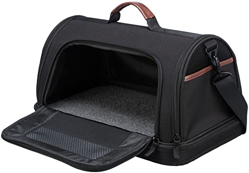 Trixie Airline Tasche Gate, Flugzeug Reisetasche Für Hunde, 28 × 25 × 45 cm, Schwarz - 28906