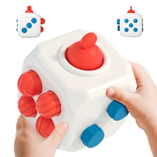 MLqkpwy 子供向け学習玩具,インタラクティブゲーム 6合1 学習 | センサリーサイコロ子供用アクティビティ玩具 | 就学前児童の早期教育とインタラクションとセンサリー遊び向けの室内用家庭用旅行用保育?用