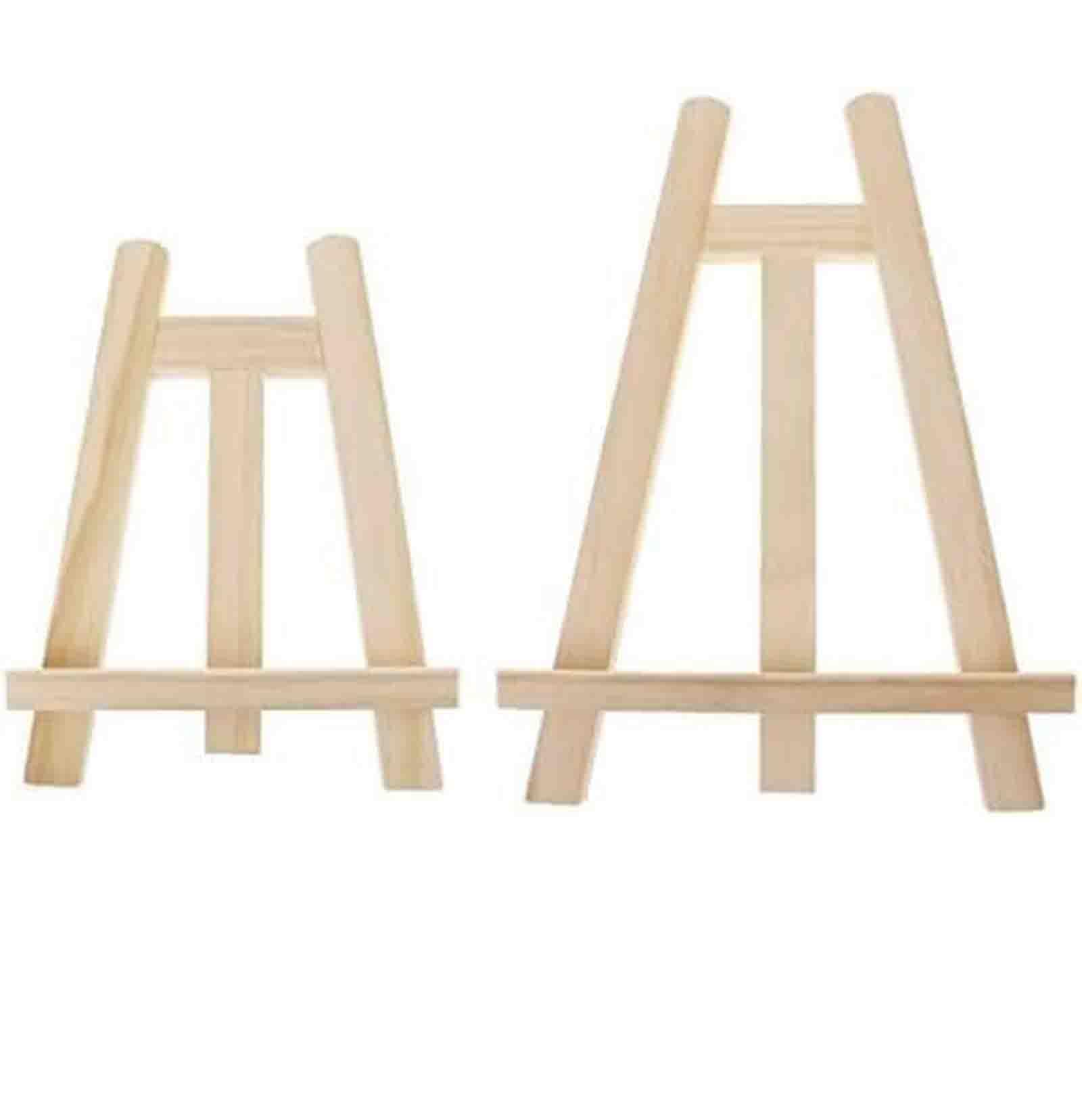 Mini drewniana sztaluga, stojak wystawowy dla artystów, sztaluga drabinkowa do prac plastycznych dla dzieci,20pcs,20 * 30cm