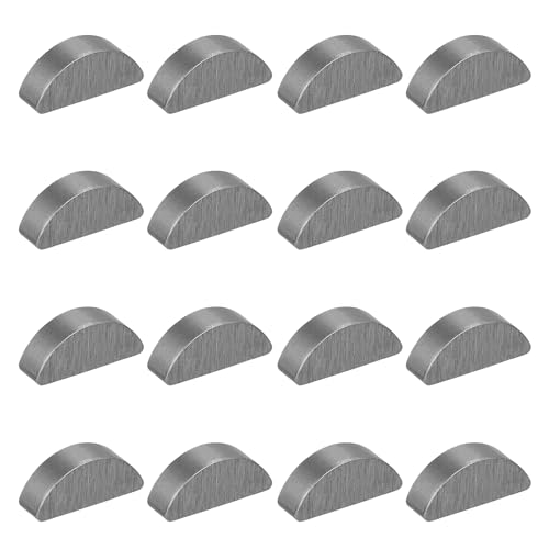 MECCANIXITY 16 clavettes Woodruff 19x5x7mm acier carbone