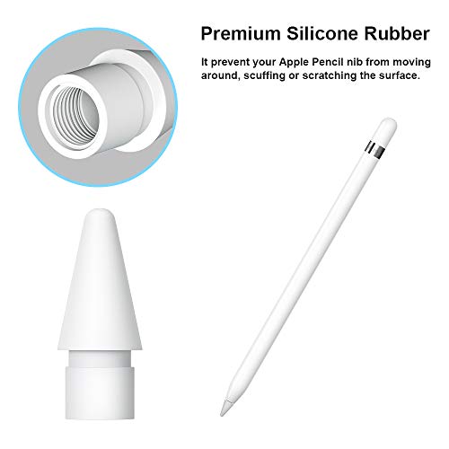 image for APETOO Compatible with Apple Pencil Tip and Cap Replacement for Apple 