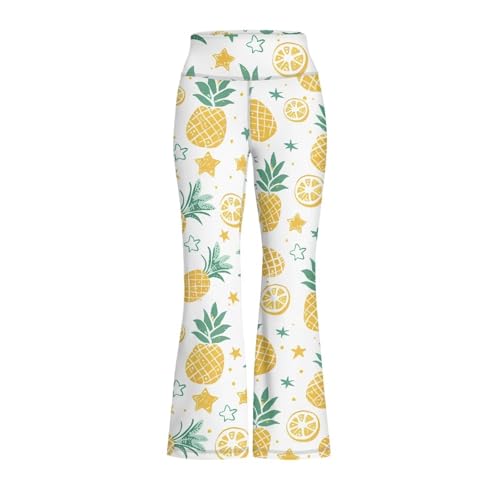 Kids Yoga Pants Casual High Waisted Skinny Flare Leggings Bootcut Sweatpants for 5-14Y Girls