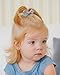 jollybows Mini Lined Hair Clips Bows for Babies, Infants, Toddlers, Girls and Teens - 40pcs 2