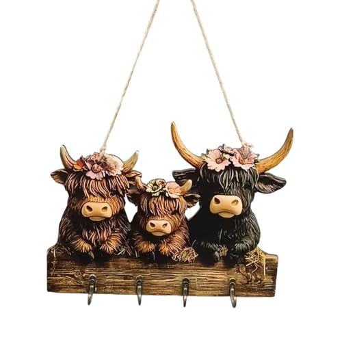 BooGaeio �L�[�z���_�[ �Ǌ|�� �ؐ� ���[ �t�b�N �I�[�i�����g ���� �f�R���[�V���� �ϋv�� �X�y�[�X�ߖ� ���� �L�� �K���[�W�ɓK�p 30cmx25cm