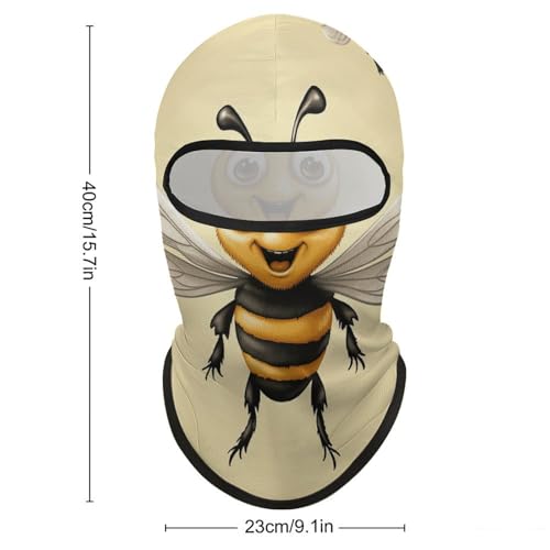 Balaclava Bee para Hombres y Mujeres Protección Solar Transpirable Máscara Integral para Cabeza para Senderismo, Ciclismo, Correr, Conducción miniatura 2