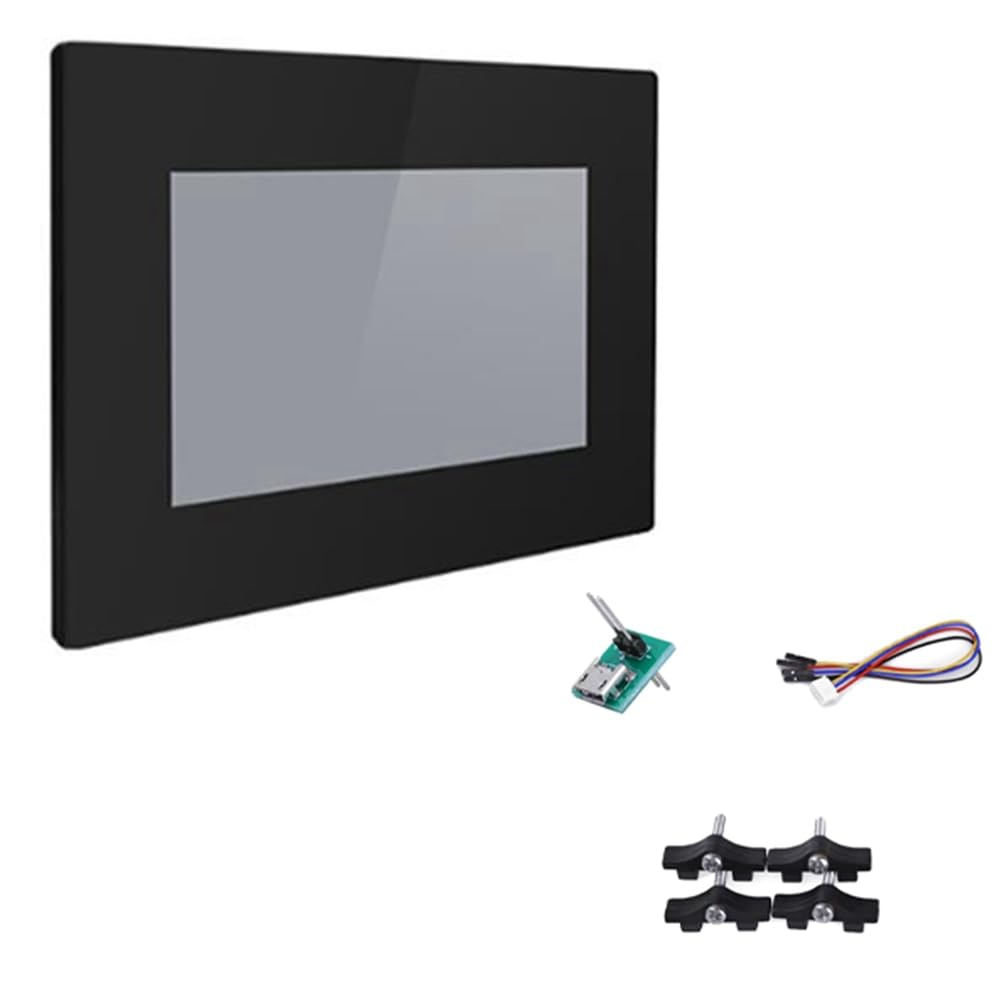 Loufy Pantalla Inteligente NX8048P070-011C-Y Pantalla TáCtil Capacitiva de 7 Pulgadas con Carcasa HMI TFT LCD MóDulo de Pantalla