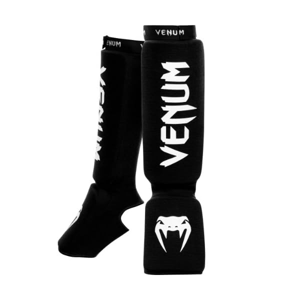 Venum-Kontact-Shin-and-Instep-Guards Venum "Kontact" Shin and Instep Guards, Black
