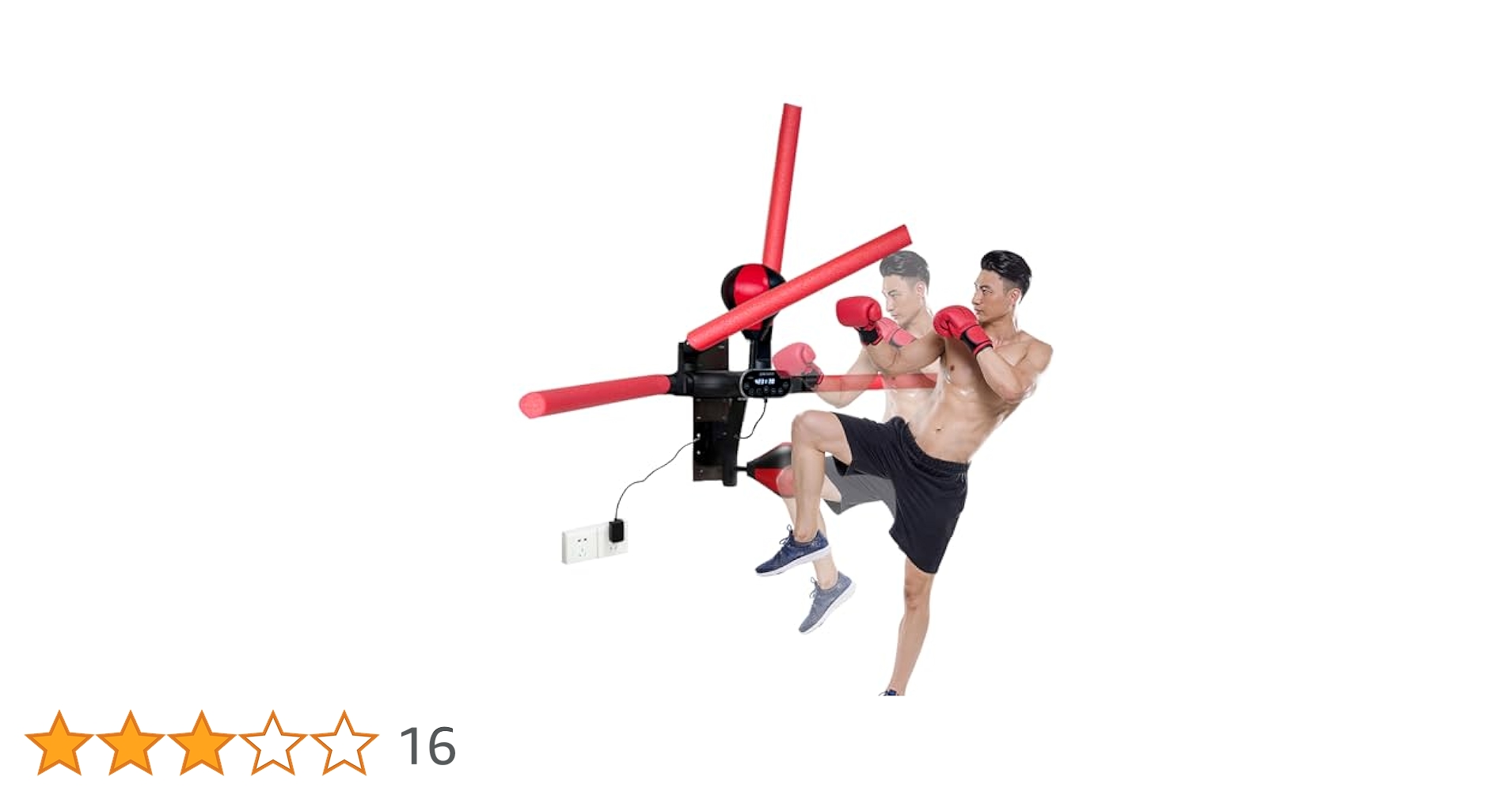 Amazon | リアクションバー付きボクシングマシン 壁取り付け