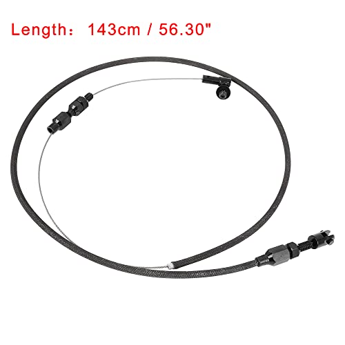 Cable de acelerador de coche de 91,4 cm de acero trenzado negro 3