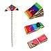 JunZheHub Nylon Single Line Kites Accs Outdoor Toys, 10m Plane Rainbow