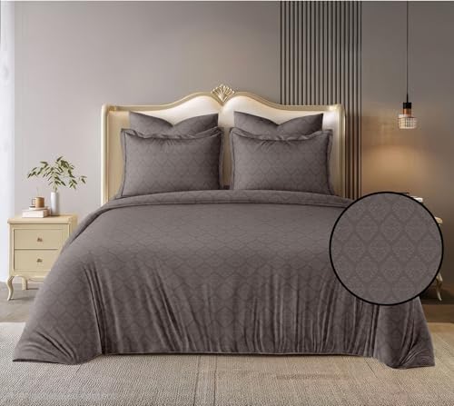 Image of Blue Strip Polycotton Bedsheet, King 108x108 (Multicolour) | Hotel Quality | Soft, Breathable & Colourfast | Wrinkle Resistant | Machine Washable | Pillow Covers Included