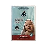 VIE Squeeze & Stick Mosquito Patches | DEET-Free, Plant-Based Protection for Babies, Kids & Adults | Long-Lasting, Travel-Friendly I Outdoor Essential (1 Count (Pack of 12))