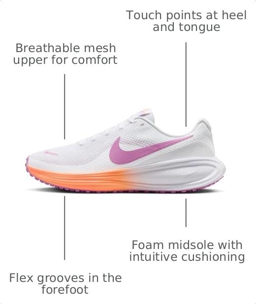 Image of Nike Women's Revolution 8 Road Running Shoes