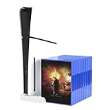 【DE】 Hochwertige ABS-Schutzhülle for PS5/PS5 Slim Digital und Optical Drive-Versionen - Herkunft: Festland China - Leichtes Gewicht von 163g - Größe: 216,5 * 145 * 25,5mm/8,52 * 5,71 * 1 Zoll - Schüt