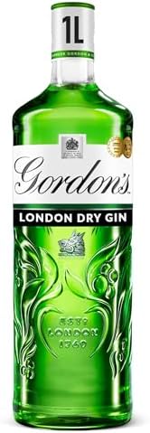 Gordon’s Special Dry London Gin | 37.5% vol | 1L | Award-Winning | Triple-Distilled London Dry Gin | Clean Juniper-Dominant Taste | Handpicked Gin Botanicals