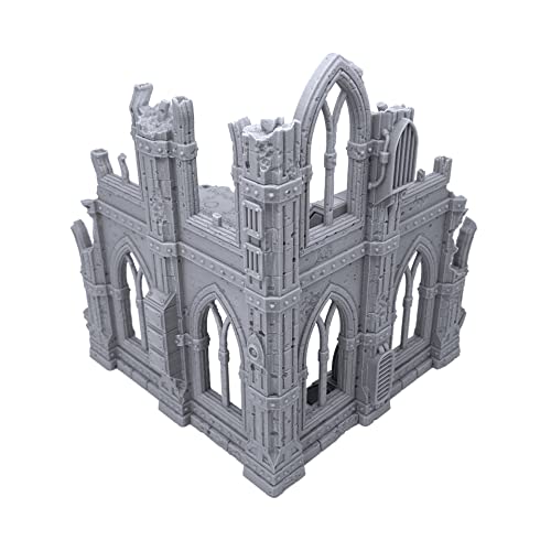 EnderToys Gothic Sci-Fi Ruins Terrain for 28mm Miniatures