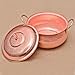 Hammered Copper Soup Pot, Handcrafted Kitchen Cookware Set with Handles and Lids Copper Vintage Cooking Pan