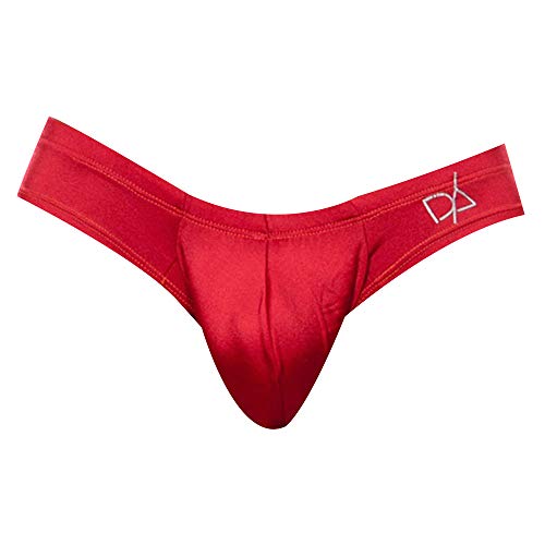 Daniel Alexander Mens Fashionable V-Shaped Erotic Back Bulge Pouch Emotion Slip Thong Underwear Red #TOP12