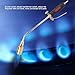 TRANMERCE Gas Torch, Non Slip Handle, Flame Control, Leak Proof, for Barbecue Ignition, Meat Hair Removal, Road and Cable Repair, Portable Safety Tool