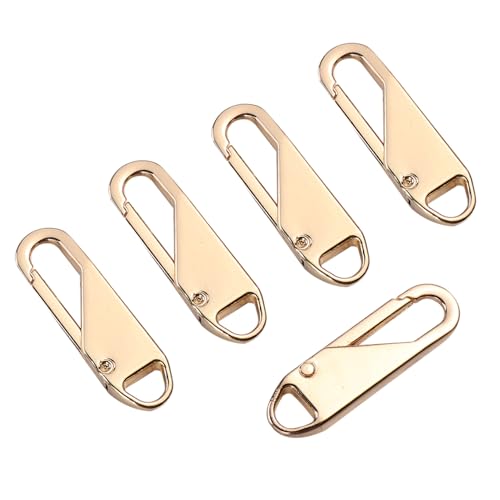 HOODANCOS 6pcs Detachable Zipper Pull Tab Zipper Pullers for Clothing Garment Luggage Pulls Heavy Duty Replacement Head Repair Tab