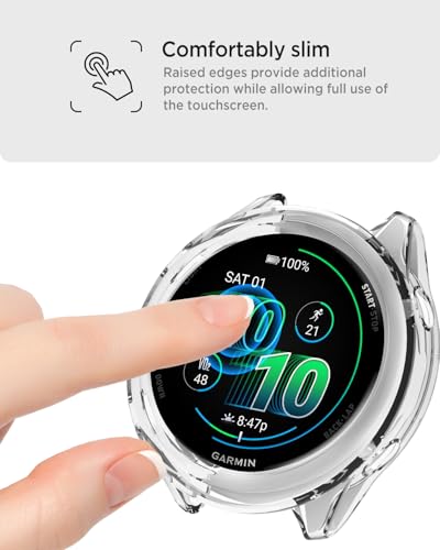 Coque TPU 47mm Miimall lot de 2 protections souples transparentes
