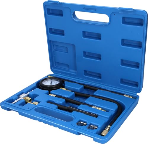 Coffret Test de Pression pour Pompe à Injection BT581250-9 Outils pour Multiples Modèles de Véhicules - Testeur Compression et Diagnostic Manométrique -...
