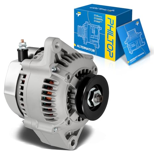 Image of PHILTOP 13492N Alternator Compatible with Toyota;1993-1995 Pickup, 4Runner (60 Amp) Replace for,13492N, 13492, 10464164, 19134176, 2706035150, 2100116, 2706035160, AL3244X, 13234, 90295251, A1896