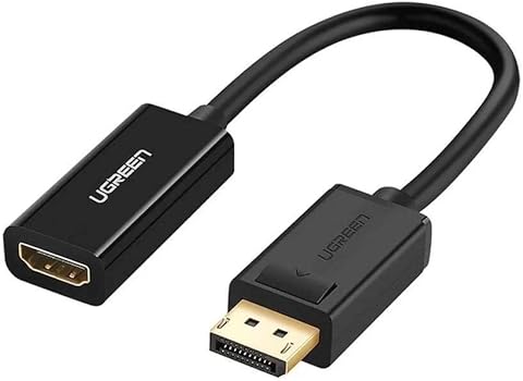 Ugreen Display Port to HDMI 1080P Dönüştürücü Adaptör Siyah