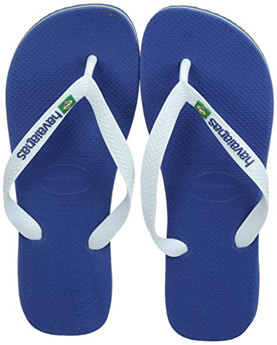 Chinelo Havaianas Brasil adulto-unissex, Azul Naval, 43/44