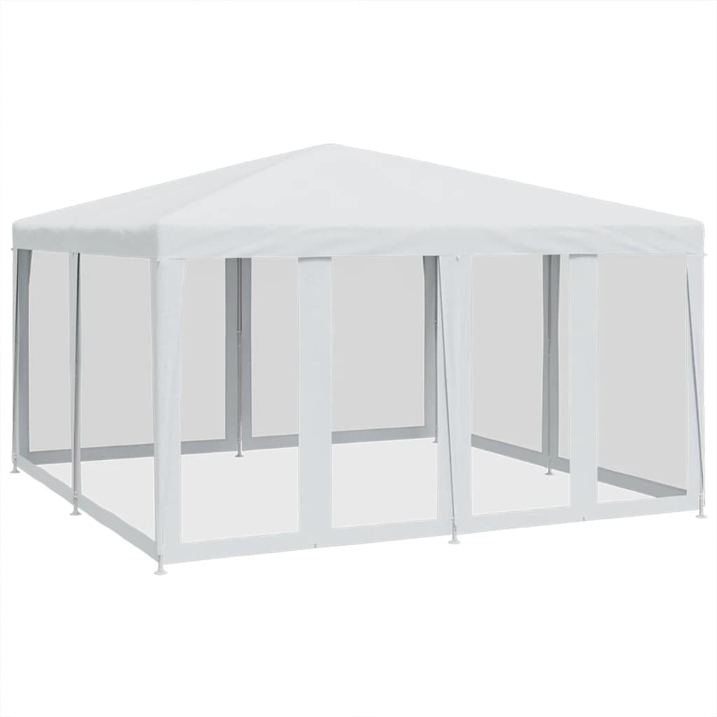 Tente de fête 4x4m anti-insectes grâce aux parois en maille PEHD