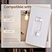 MOES Dimmer Light Switches 2pcs, 3 Way & Single Pole Dimmable Switch for LED,CFL,Incandescent,Halogen, 600Watt Max, ON/Off Switch with Dimming Slide, No Neutral Wire Required
