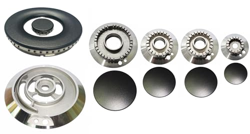 Franza - Kit 5 bruciatori completi di piattelli spartifiamma per