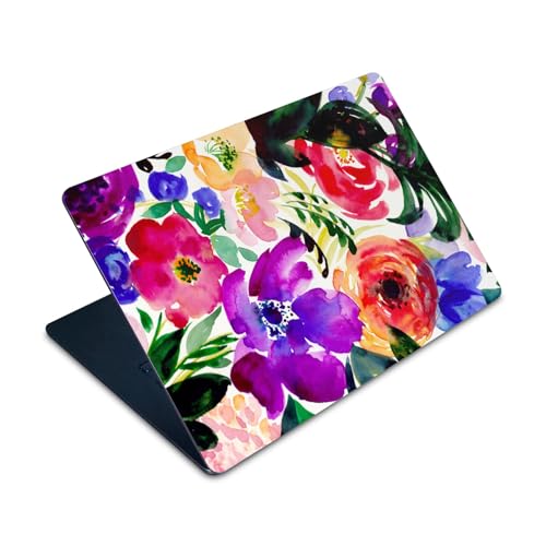 Autocollant vinyle floral Mai Autumn pour MacBook Air 15 M2 élégant