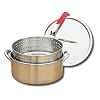 King Kooker KK2S 9 Quart Stainless Steel Deep Fryer Pan with Lid and Basket